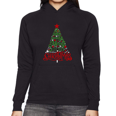 Have Yourself A Merry Little Christmas - Women's Word Art Hooded Sweatshirt