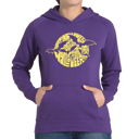  Women's Word Art Hooded Sweatshirt - Halloween Bats