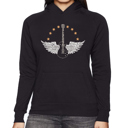 Black Small Country Female Singers - Women's Word Art Hooded Sweatshirt