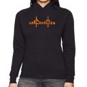 Black XL San Francisco Bridge - Women's Word Art Hooded Sweatshirt