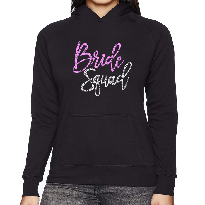Bride Squad - Women's Word Art Hooded Sweatshirt