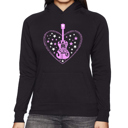 Black XL It's A Love Story - Women's Word Art Hooded Sweatshirt