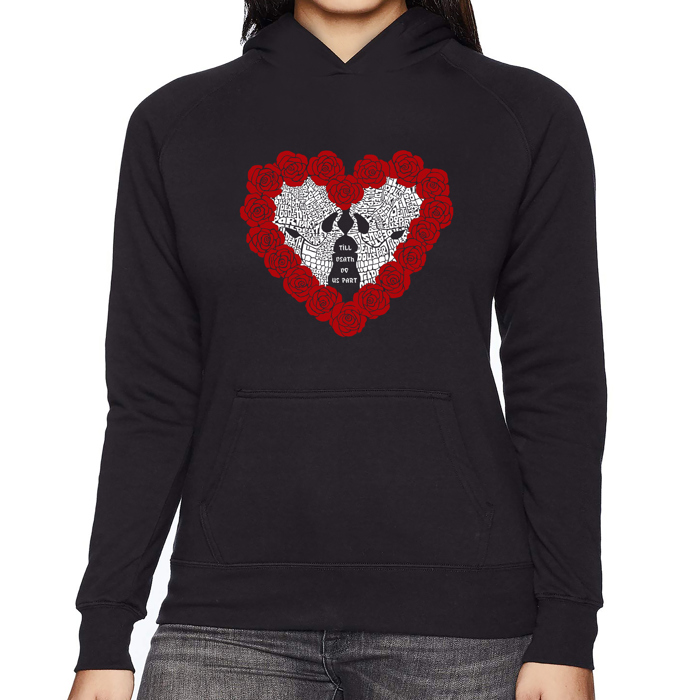 Til Death Do Us Part - Women's Word Art Hooded Sweatshirt