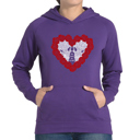 Purple XXXL Til Death Do Us Part - Women's Word Art Hooded Sweatshirt