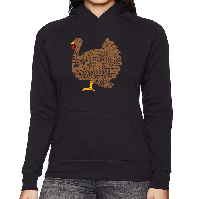 Thanksgiving - Women's Word Art Hooded Sweatshirt