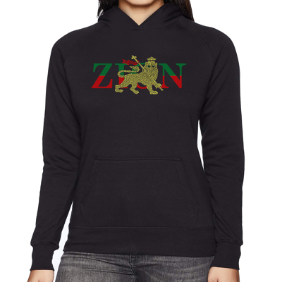 Zion - One Love - Women's Word Art Hooded Sweatshirt
