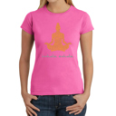 Pink XXL Women's Word Art T-Shirt - Inhale Exhale