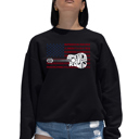Black XXL America Rocks - Women's Word Art Crewneck Sweatshirt