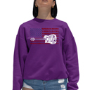 Pink Medium America Rocks - Women's Word Art Crewneck Sweatshirt