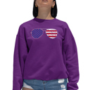 Pink Small Americana Sunglasses - Women's Word Art Crewneck Sweatshirt