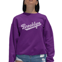 Pink XXXL Brooklyn Neighborhoods - Women's Word Art Crewneck Sweatshirt