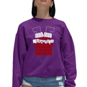 Pink XXL Chimney Santa - Women's Word Art Crewneck Sweatshirt