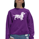 Pink XXXL Dachshund - Women's Word Art Crewneck Sweatshirt