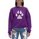 Pink Small Dog Mom - Women's Word Art Crewneck Sweatshirt