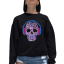 Black XL Styles Of Edm Music - Women's Word Art Crewneck Sweatshirt