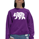 Pink XXXL Explore - Women's Word Art Crewneck Sweatshirt