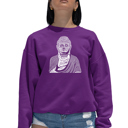 Pink XL Buddha - Women's Word Art Crewneck Sweatshirt
