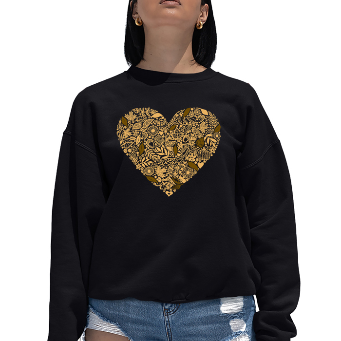 Fall Vibes  - Women's Word Art Crewneck Sweatshirt