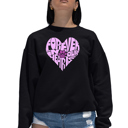 Black XXXL Forever In Our Hearts - Women's Word Art Crewneck Sweatshirt