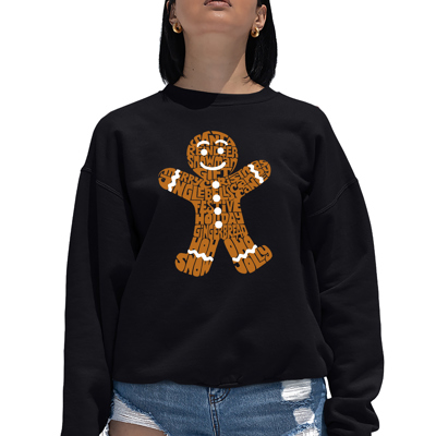 Gingerbread - Women's Word Art Crewneck Sweatshirt