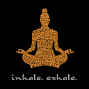 Inhale Exhale - Women's Word Art Crewneck Sweatshirt