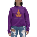 Pink XXXL Inhale Exhale - Women's Word Art Crewneck Sweatshirt