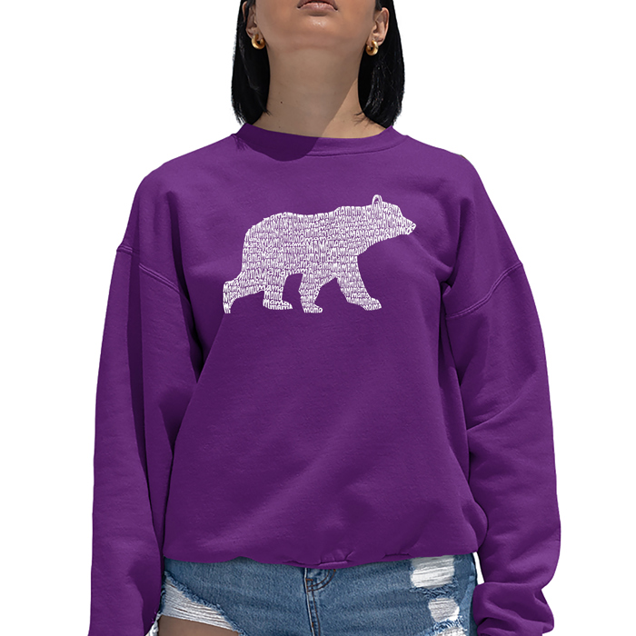 Mama Bear - Women's Word Art Crewneck Sweatshirt