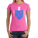 Pink XXL This is How I Roll - Women's Word Art T-Shirt