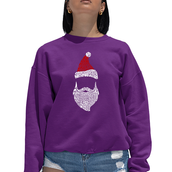 Santa Claus - Women's Word Art Crewneck Sweatshirt