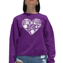 Pink XXL Sea Shells - Women's Word Art Crewneck Sweatshirt