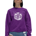 Pink XXL Siamese Cat - Women's Word Art Crewneck Sweatshirt