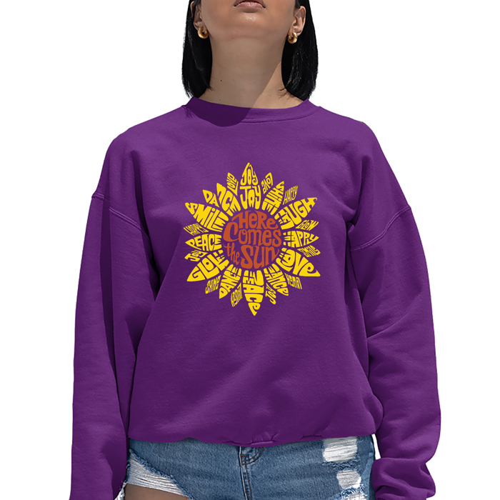 Sunflower - Women's Word Art Crewneck Sweatshirt