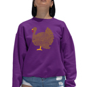 Pink XXL Thanksgiving - Women's Word Art Crewneck Sweatshirt