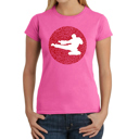 Pink Small Women's Word Art T-Shirt -Types of Martial Arts