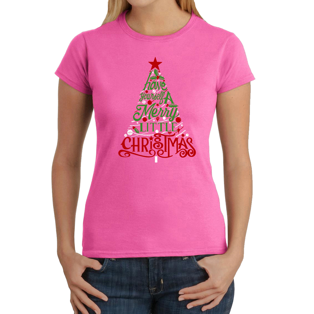 Have Yourself a Merry Little Christmas - Women's Word Art T-Shirt