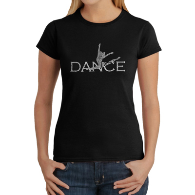 Women's Word Art T-Shirt - Dancer