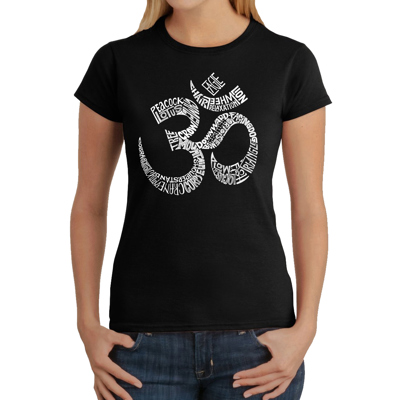 Women's Word Art T-Shirt - Poses OM