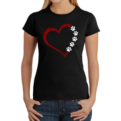 Meow Heart - Women's Word Art T-Shirt