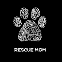  Women's Word Art T-Shirt - Rescue Mom