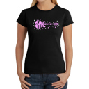 Black XXL Shake it Off - Women's Word Art T-Shirt
