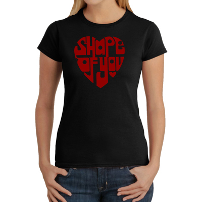 Women's Word Art T-Shirt - Shape of You