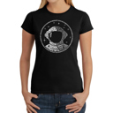 Black XL Women's Word Art T-Shirt - I Need My Space Astronaut