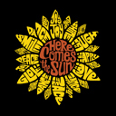  Women's Word Art T-Shirt - Sunflower