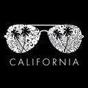  Women's Word Art T-Shirt - California Shades