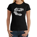 Black Medium Women's Word Art T-Shirt - TREX