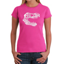 Pink XL Women's Word Art T-Shirt - TREX