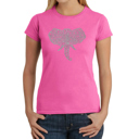 Pink X-Small Women's Word Art T-Shirt - Tusks