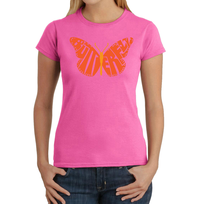 Butterfly - Women's Word Art T-Shirt