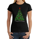 Black XXL We Wish You A Merry Christmas - Women's Word Art T-Shirt