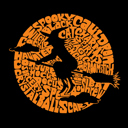  Women's Word Art T-Shirt - Spooky Witch